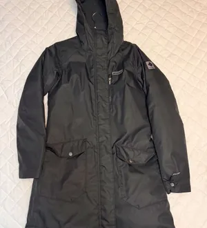 Columbia Women's Dark Gray Hooded Ski Jacket thumbnail 1