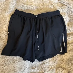 Nike Running Black Dri-FIT Reflective Athletic Shorts thumbnail 2