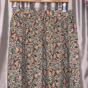SheIn Boho Floral Print Long Elastic Waist A-Line Skirt thumbnail 5