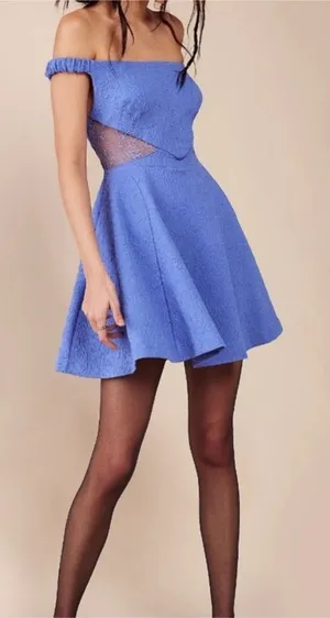 Free People Brooklyn Mini Dress Size‎ Large NWT thumbnail 1
