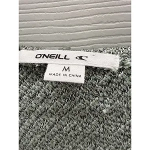 ONeill Tanya Hoodie Sage Green Lace Up Bell Sleeve Hooded Sweater Knit Top M‎ thumbnail 10