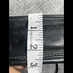 FOSSIL Crossbody Bag Purse Black Leather‎ Organizer thumbnail 8