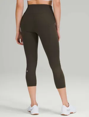 Lululemon All the Right Places High- Rise Crop 23" Dark Olive 6 thumbnail 5