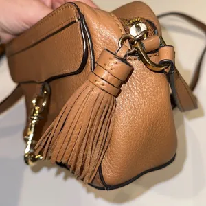 Rebecca Minkoff Brown Leather Crossbody Camera Bag thumbnail 3