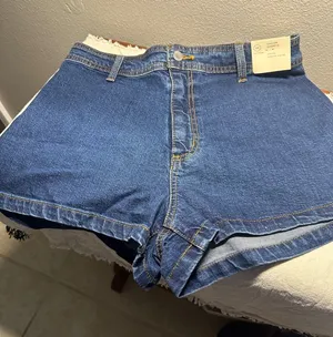 High Waist Blue Denim Women’s Shorts Sz 10 by Universal Thread Goods co. NWT thumbnail 1
