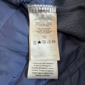 Columbia Womens Blue Quilted Fleece Mix Puffer Vest Small Full Zip Mock Neck thumbnail 5
