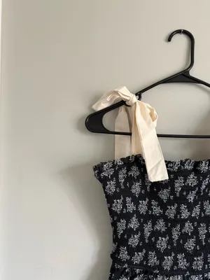 Black Floral Francesca's Dress thumbnail 2