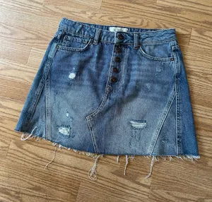 Free People denim skirt thumbnail 1
