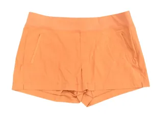 Athleta Trekkie North Shorts Orange Hiking Activewear Women 22 NEW thumbnail 1