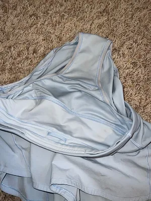 lululemon athletica Light Blue High-Waist Athletic Shorts Sz 6 thumbnail 7