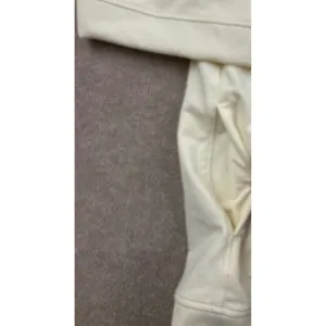 CRZ YOGA Womens Cream Raglan Sleeve Pullover Hoodie Sweatshirt Ivory Large thumbnail 4