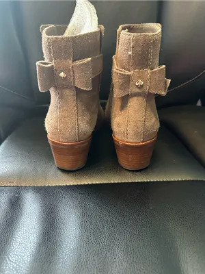 Kate Spade New York "Taley." Suede Ankle Boot. thumbnail 3
