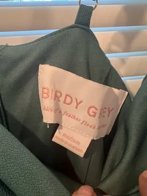 Birdy Grey Seafoam Long Creep Dress Mefium thumbnail 2
