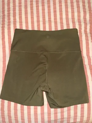 All in Motion High-Waist Olive Green Women’s Active Shorts thumbnail 2
