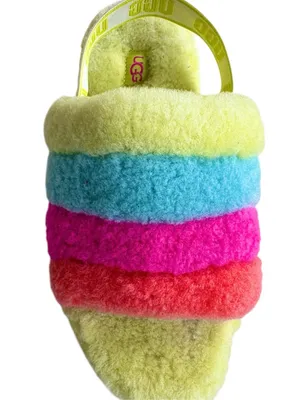EUC UGG Fluff Yeah Multicolor
Slide Slipper Sandals Size 8.5 thumbnail 2