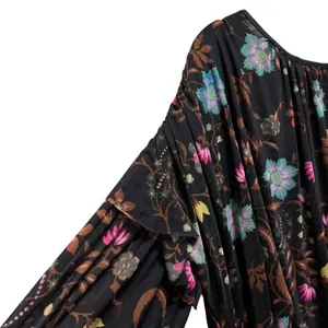 Free People Wildflower Honey Floral Print Top Size M thumbnail 5