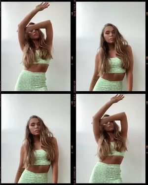 Tiger Mist Green Floral Pants thumbnail 5