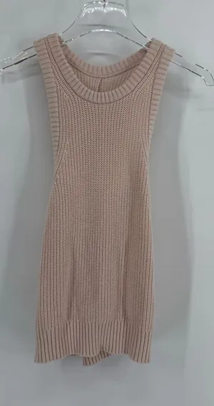 J crew cross cross knit sweater cream tank top size small thumbnail 1