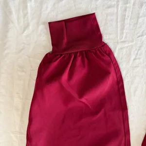 Women's Maroon Two Piece Scrub Set Size XL #260643 Red thumbnail 9