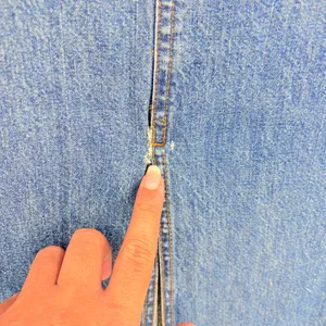 Vtg Y2k Old Navy Denim Maxi Skirt Sz 6 90s Grunge Front Slit Indie Sleaze Jean thumbnail 5