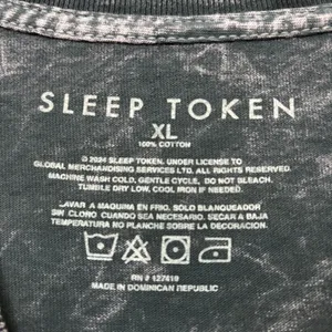 Sleep Token Take Me Back to Eden Rock Band Mineral Wash T-Shirt Extra Large thumbnail 4