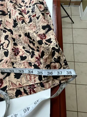 The Great. Sleep Dress 100% Cotton Size 0‎ Beige Black Timber Floral Loose thumbnail 8