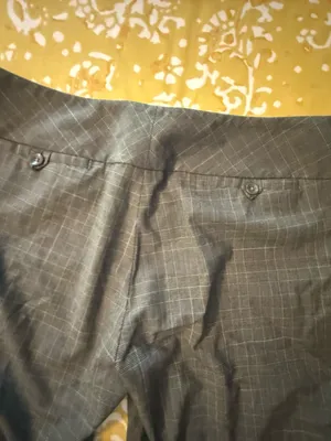 Express women’s  Gray Windowpane Dress Pants thumbnail 4