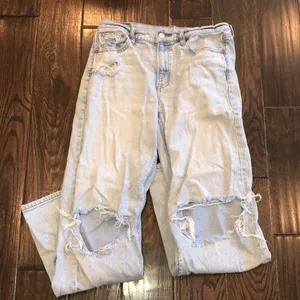 American eagle stove pipe jeans distressed size 8 long thumbnail 6