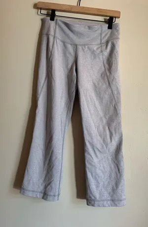 lululemon athletica Light Gray Women Athletic Pants Bottoms Flare Casual thumbnail 1