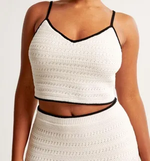 Abercrombie Crochet-Style Bra and Skirt thumbnail 2