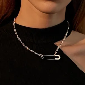 3/$30 💛 Safety Pin Necklace Gold thumbnail 1