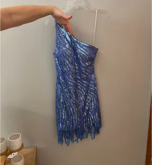 Purple short dress Size 2 thumbnail 2