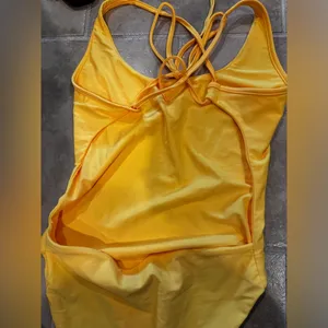 Yellow body suit. Tiger mist thumbnail 2