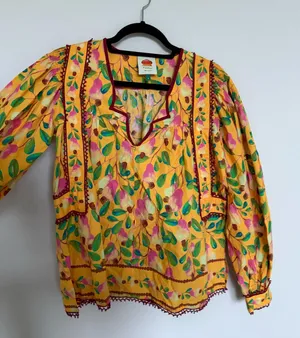 Farm Rio Cashew Blouse S thumbnail 4