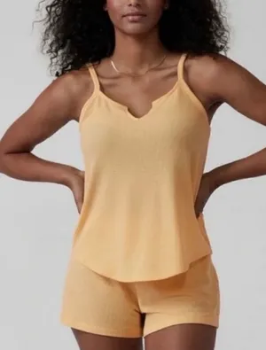 Athleta Wind Down Sleep Cami S Yellow thumbnail 1