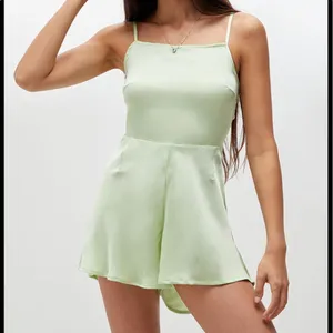 Daisy Street Mint‎ Satin Romper thumbnail 2