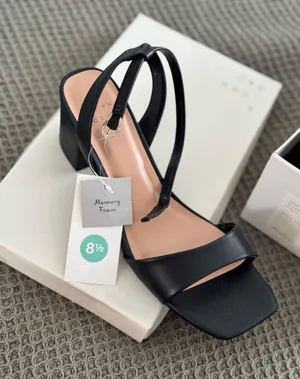 A New Day Black Sandal Heels thumbnail 2