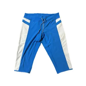Lululemon Sz 10 Heat It Up Crop Beach Blanket Blue Run Cross Fit Gym Summer Yoga thumbnail 7