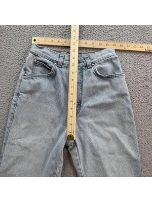 Vintage Levis 550 Orange Tab Light Wash Tapered Jeans Made in USA Womens 7 24x30 thumbnail 3