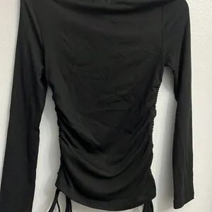 4th & Reckless Women'S Matilda Ruched Side Top In Black Small Nwt thumbnail 5