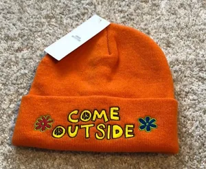 New UO Coney Island Picnic Come Outside Beanie hat thumbnail 1
