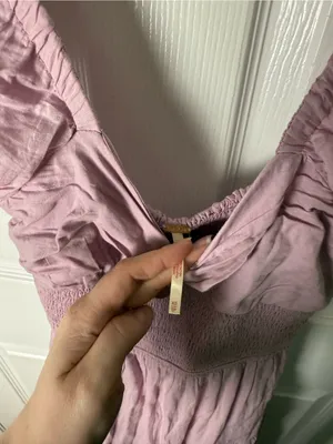 Free People Sundrenched Short Sleeve Maxi Dress in Dawn Pink XS thumbnail 6