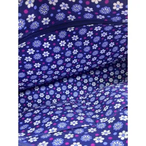 Vera Bradley Blue Pink Quilted Fabric Tote Bag thumbnail 11