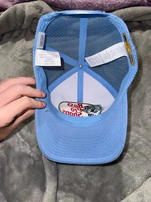 Bass Pro Shops blue and white trucker hat thumbnail 5