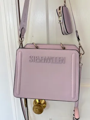 Steve Madden Purse Crossbody Purple Light thumbnail 1