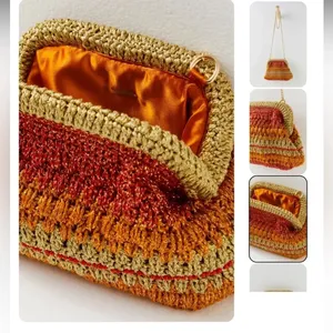 NWOT free people Sweet Emotions Clutch purse thumbnail 7