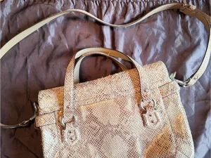 Coach Campbell Exotic Leather Satchel thumbnail 7