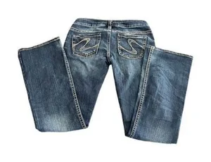 Silver jeans Co boots cut jeans size 28 thumbnail 1