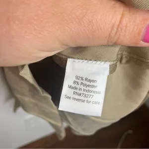Nine West utility wrap dress new with tags women’s size large business‎ casual thumbnail 7