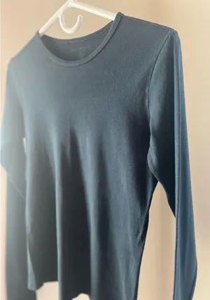 Long Sleeve Brandy Melville Navy Blue thumbnail 1